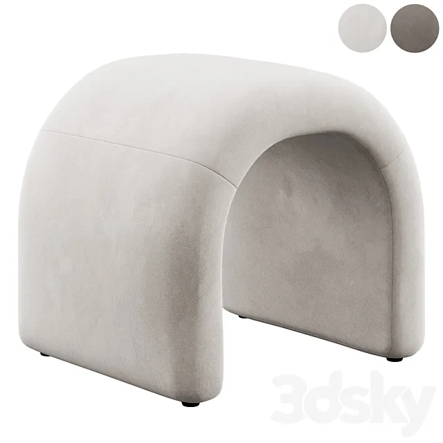 Ottoman Andeana by Mercer41 3D Model