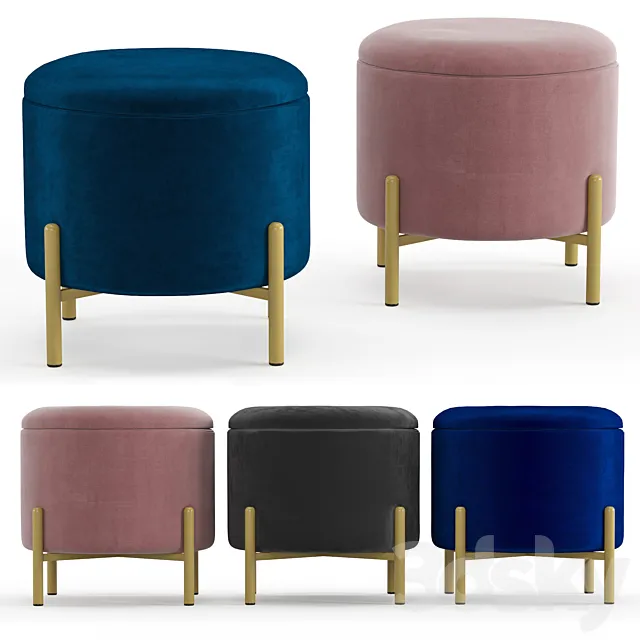 Ottoman Cache 3D Model