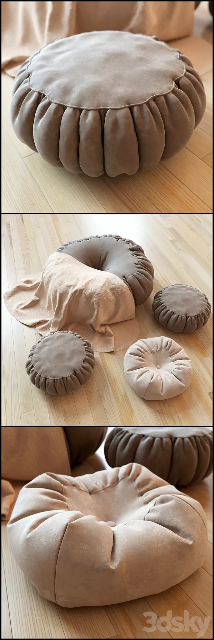 Ottoman (optional) 3D Model