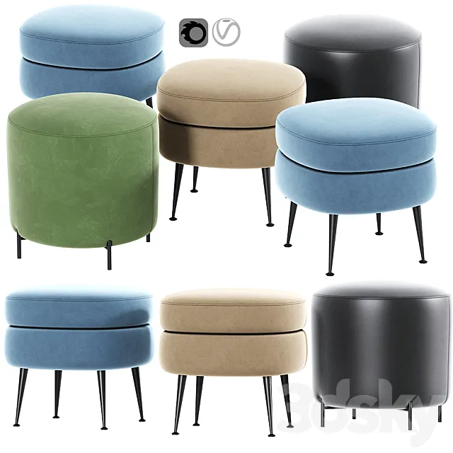 Ottoman set 3DModel