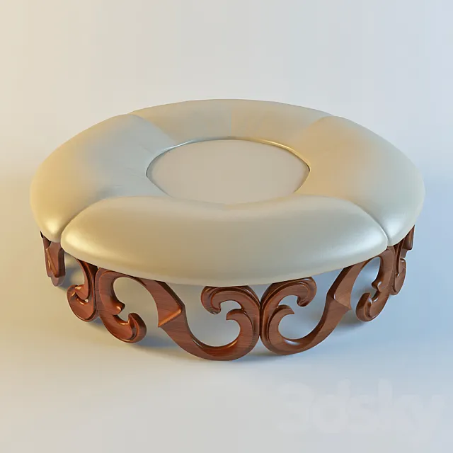 Ottoman table 3D Model
