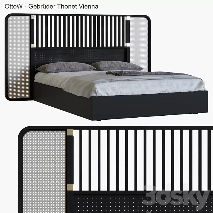 OttoW by Gebrüder Thonet Vienna 3D Model