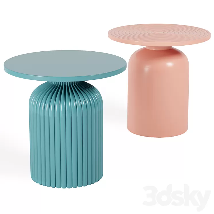 Ousmane Side Table by Maison Dada 3D Model Free