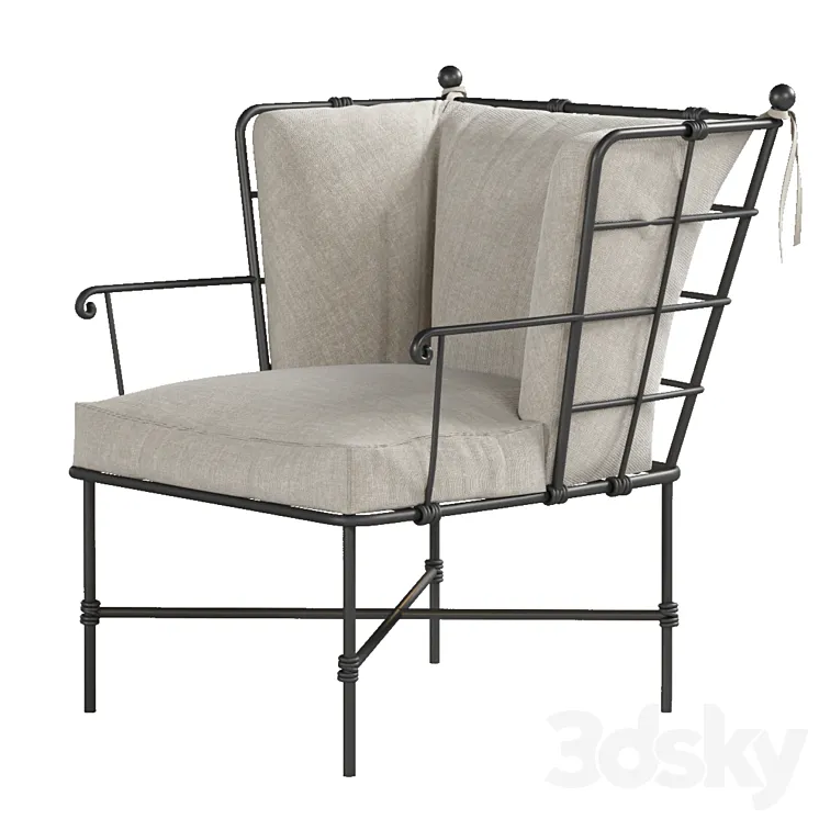out door chair 3D Model Free