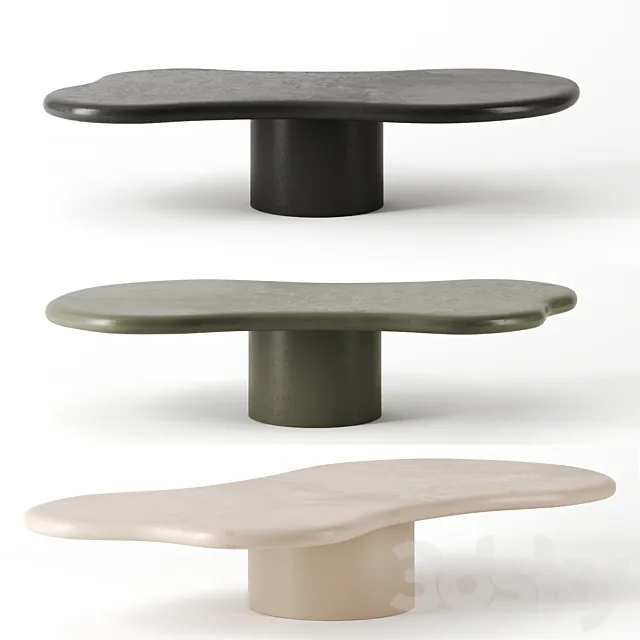 Out of Line Coffee Tables by Bieke Casteleyn 3D Model