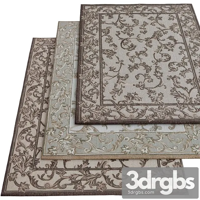 Outdoor Botanical Beige 3D Model Free