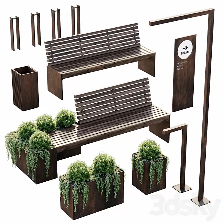 Outdoor Equipment 3D Model