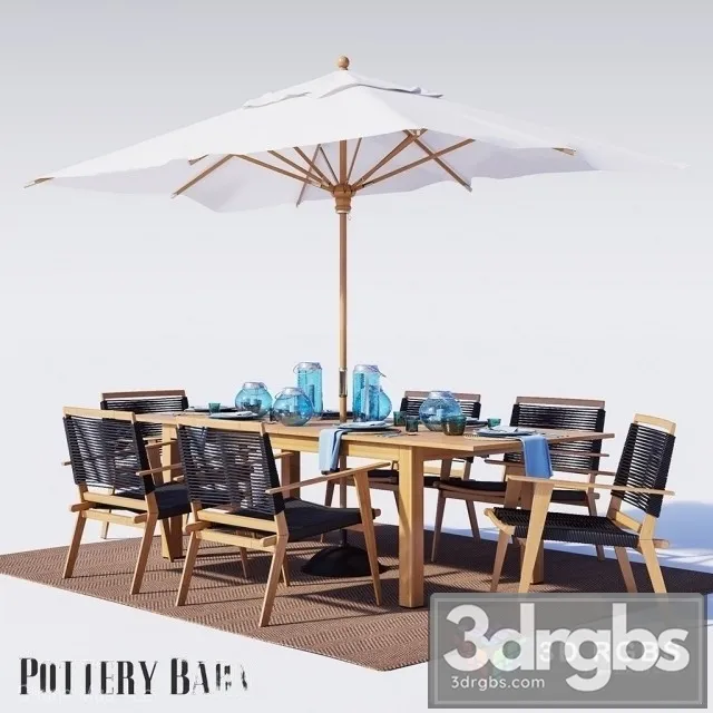Outdoor Furniture Palmer Rope 3D Model Free