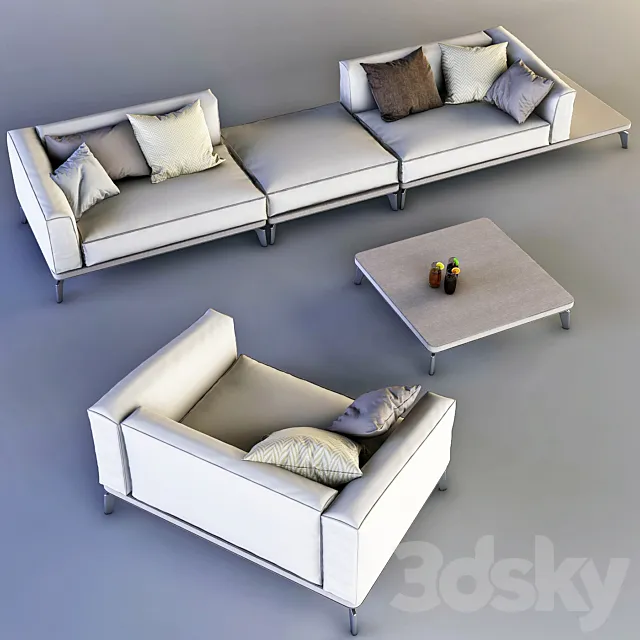 outdoor furniture Passolini 3D Model