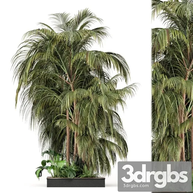 Outdoor Garden Set 126 3D Model Free