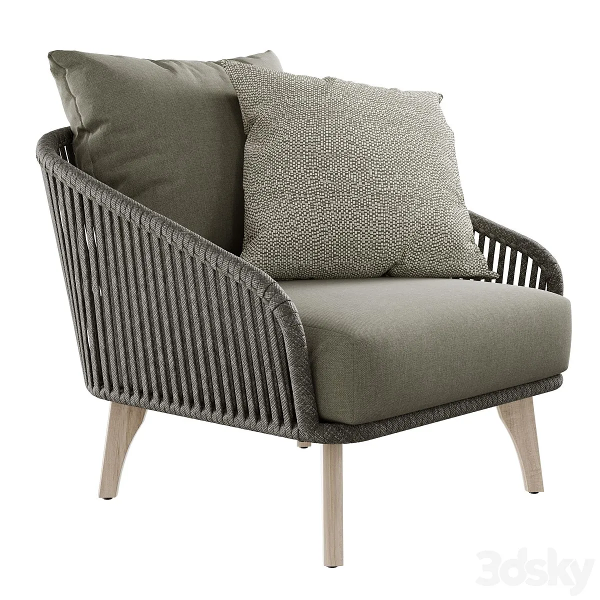 Outdoor Garden Wicker Woven Armchair 4so Santander Chair Free Download
