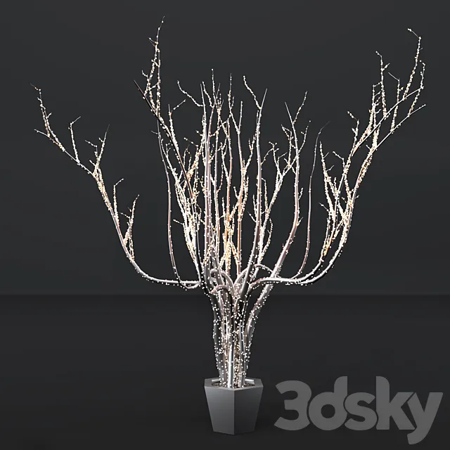 Outdoor lighting installation 3D model 3DModel