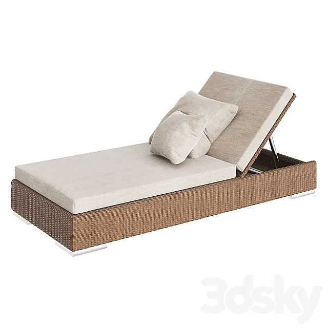 Outdoor lounger golf point 3D Model