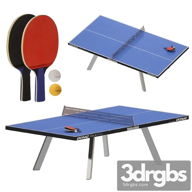 Outdoor Ping Pong Table Tennis 3D Model Free