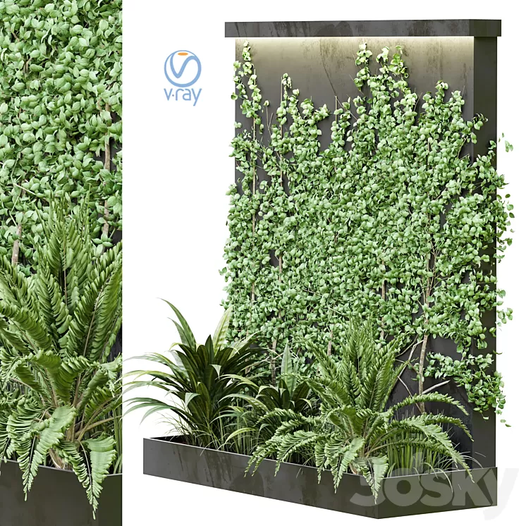 Outdoor Plant Vol38 3D Model Free