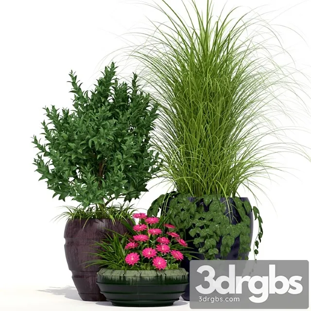 Outdoor Planters 1 3D Model Free