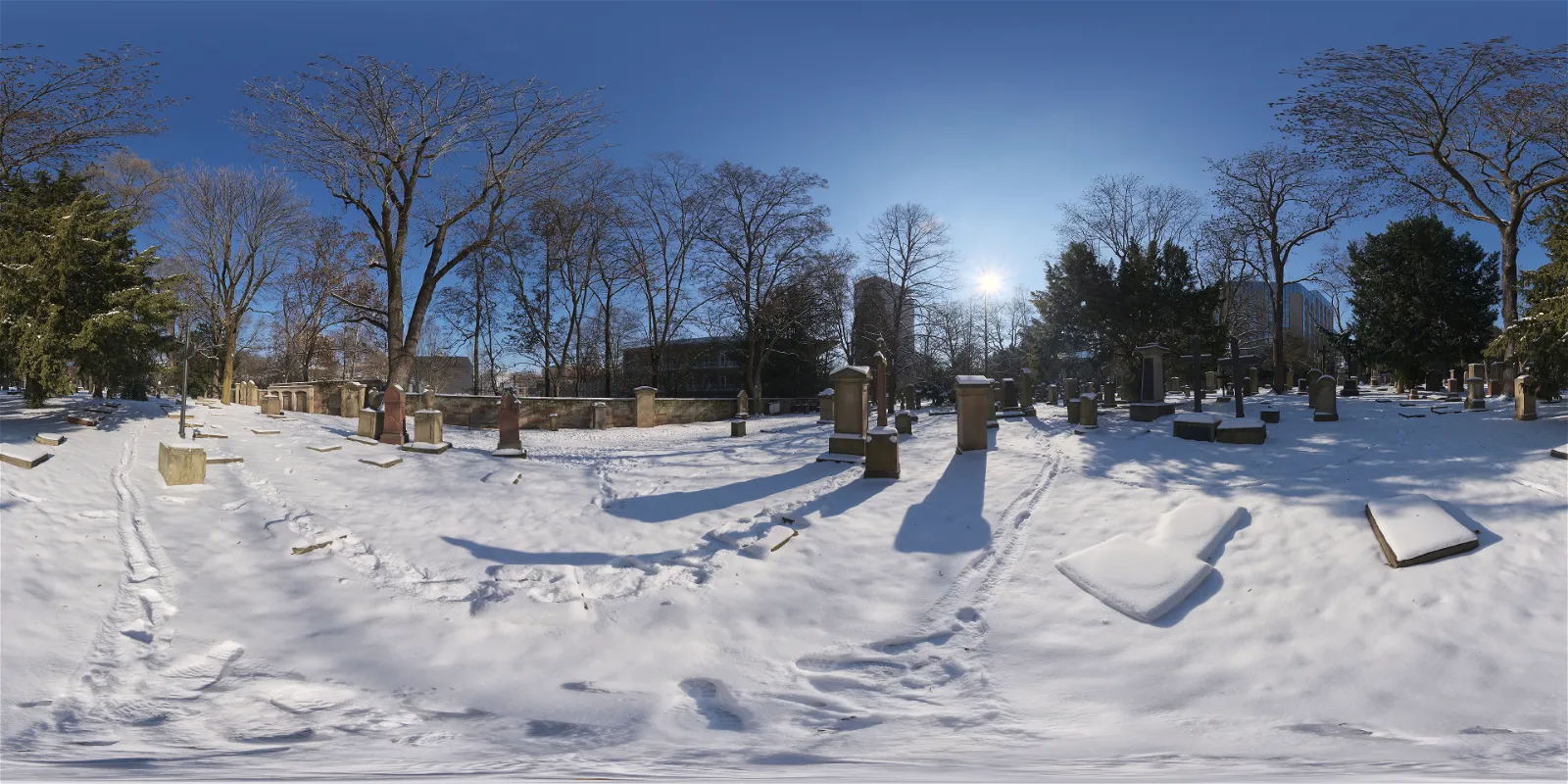 outdoor - Snowy Cemetery