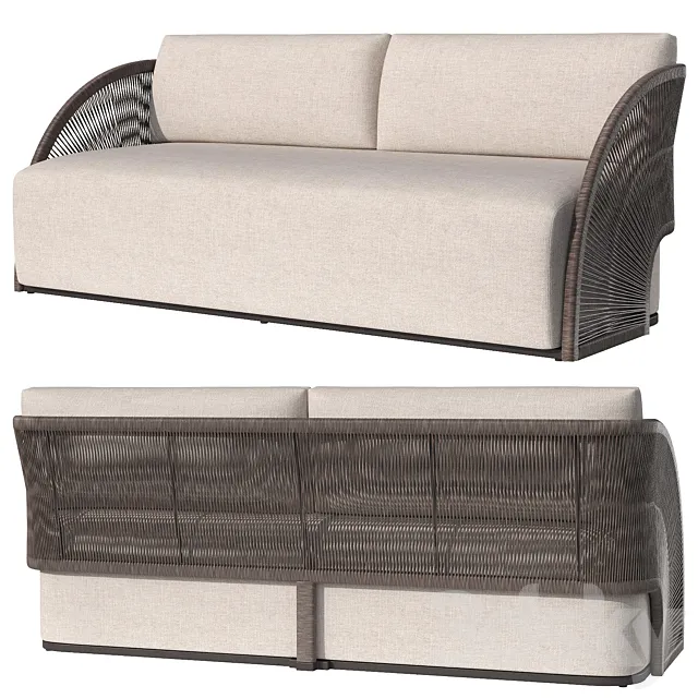 Outdoor Sofa Pavona Sofa 1840 Mm Restoration Hardware 2021 3D Model