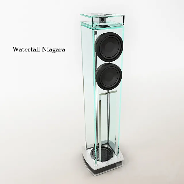 Outdoor Speakers Waterfall Niagara 3D Model