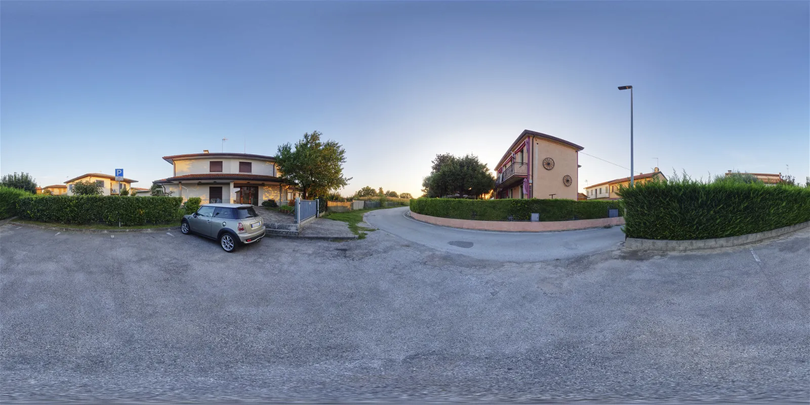 outdoor - Suburban Parking Area