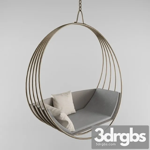 Outdoor swing chair 3D Model Free