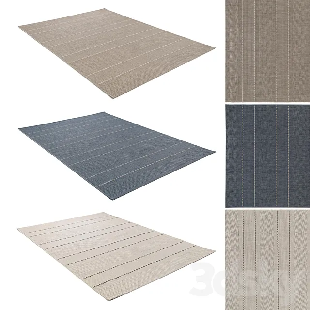 Outdoor Teppich Metro 3D Model