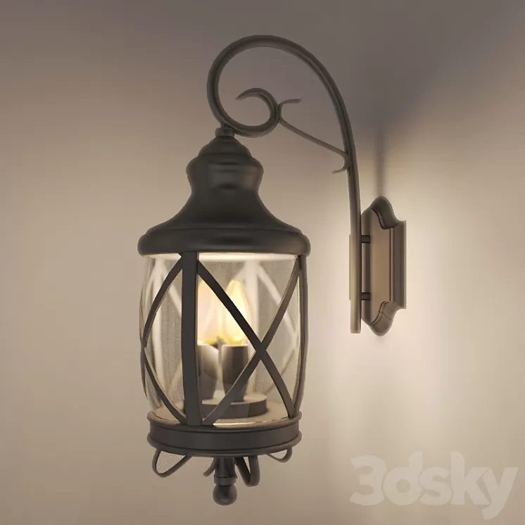 Outdoor wall lamp