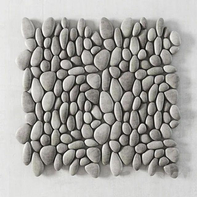 Oval Pebble Panel _ Oval Pebble Panel 3DModel