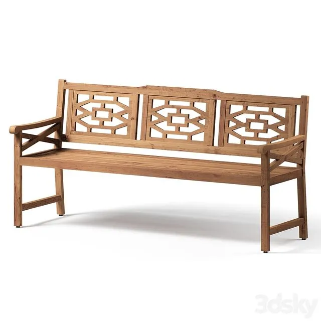 OVE Malay Bench 72 3D Model