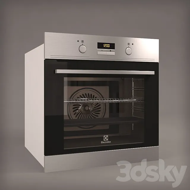 Oven Electrolux EOB3311AOX 3D Model