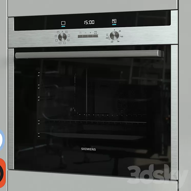 Oven Siemens HB23GB540 3D Model