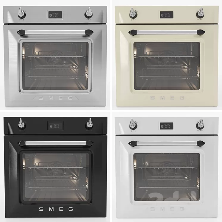 Oven SMEG SFP6925XPZE1 SFP6925PPZE1 SFP6925NPZE1 SFP6925BPZE1 3D Model