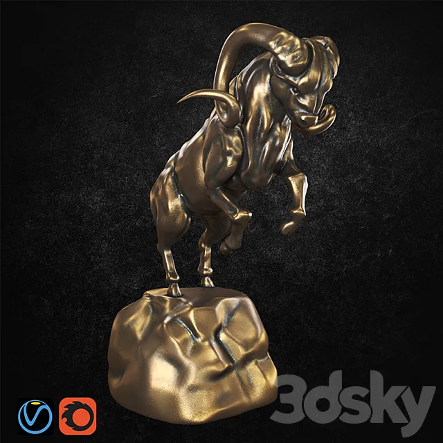 Oven statuette _ Figurine "Aries" 3D Model
