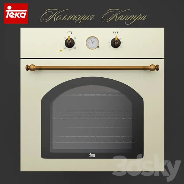 Oven Teka "Country" 3D Model