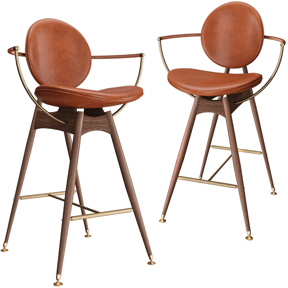 Overgaard & Dyrman - Bar chair Circle 3D Model