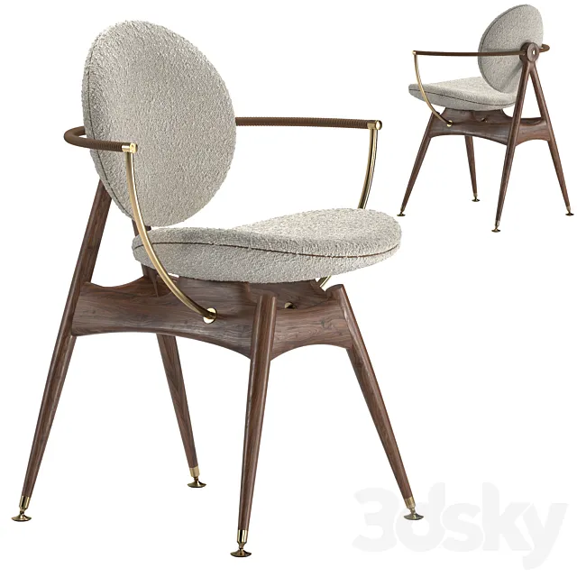 Overgaard & Dyrman - Circle dining chair 3D Model
