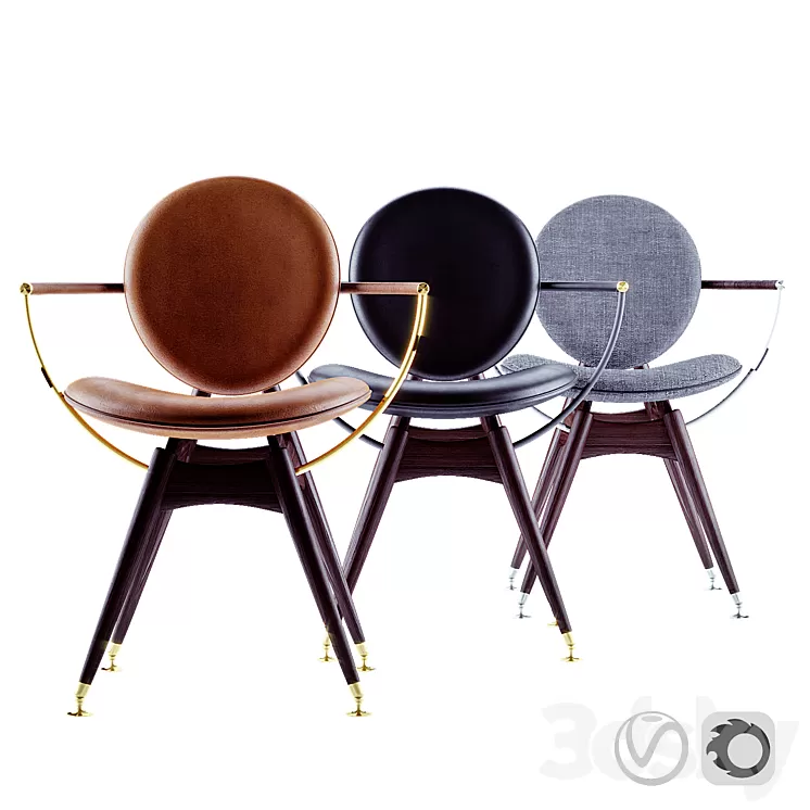 Overgaard & Dyrman Circle Dining Chair 3D Model