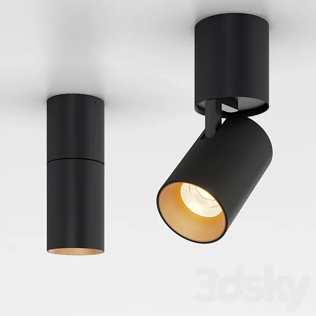 Overhead Lamp Point Light 3D Model
