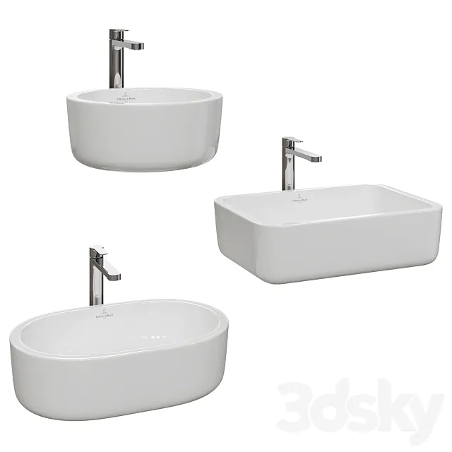 Overhead sinks villeroy boch Architectura 3D Model