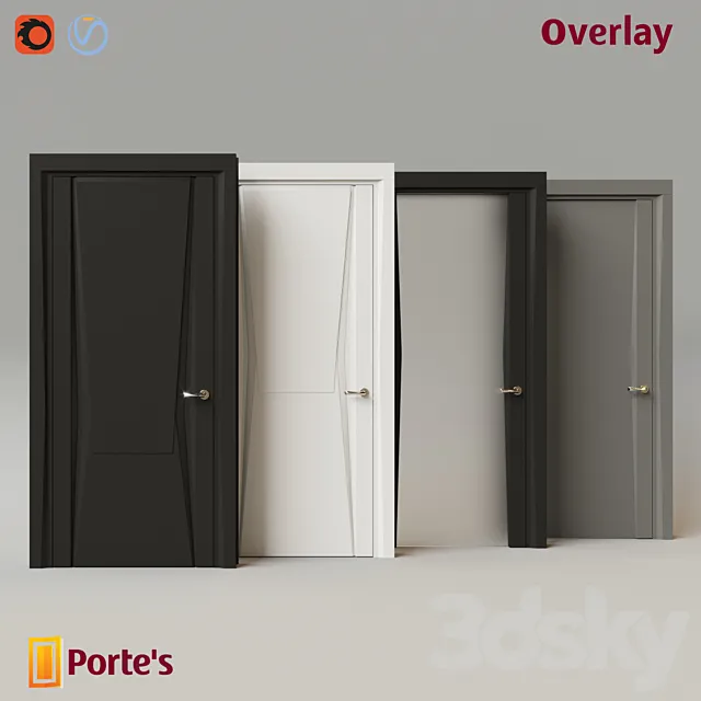 Overlay Portes Door 3DModel