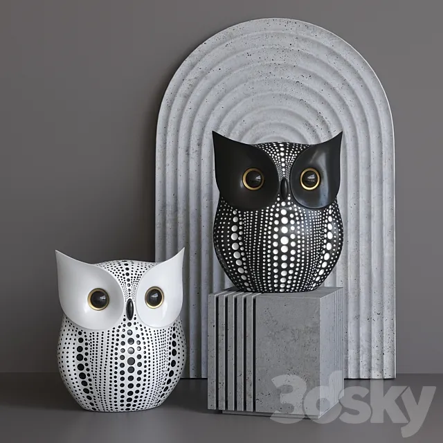 Owl 3D Model