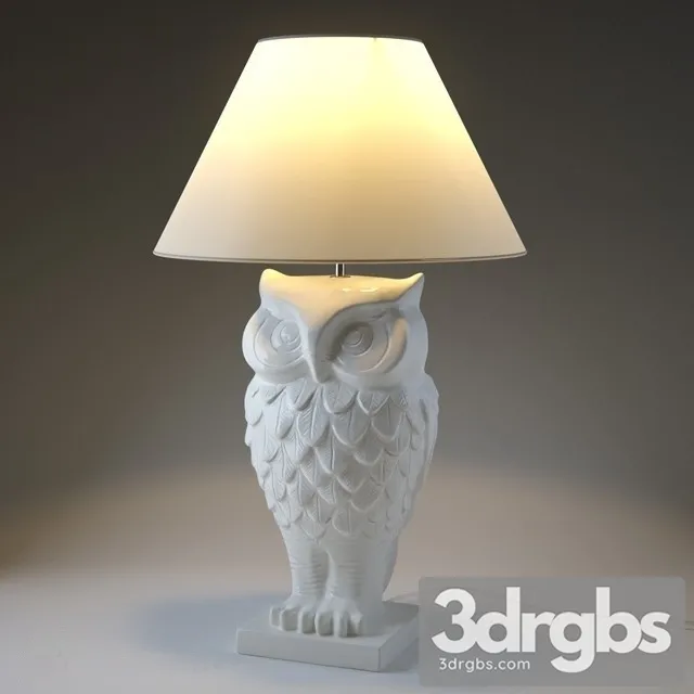 Owl Table lamp 2 Free Download