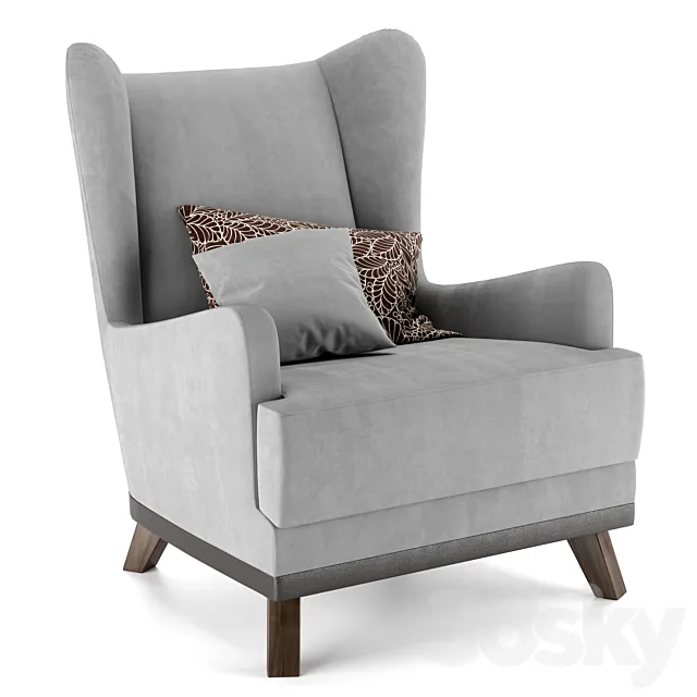 Oxford armchair 3DModel