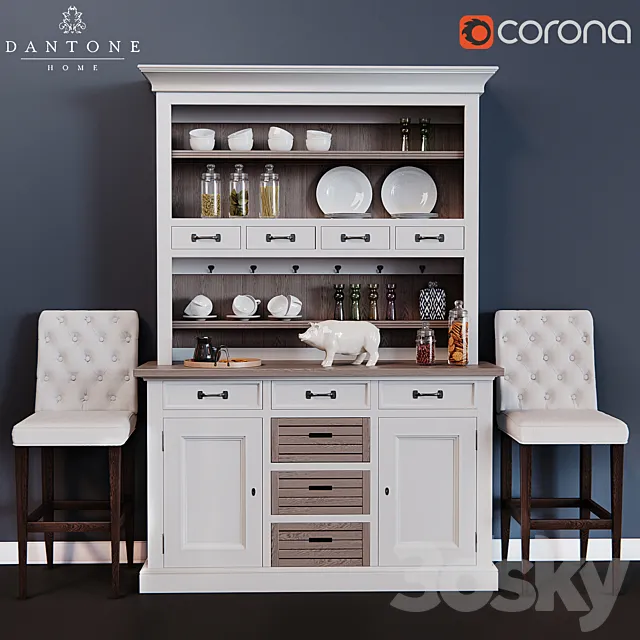 Oxford Buffet Dantone 3DModel