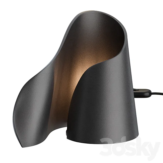 Oyster Table Lamp by Ferm Living 3D Model