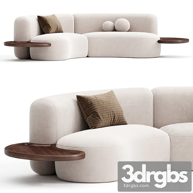 Oze Modular Sofa 3D Model Free
