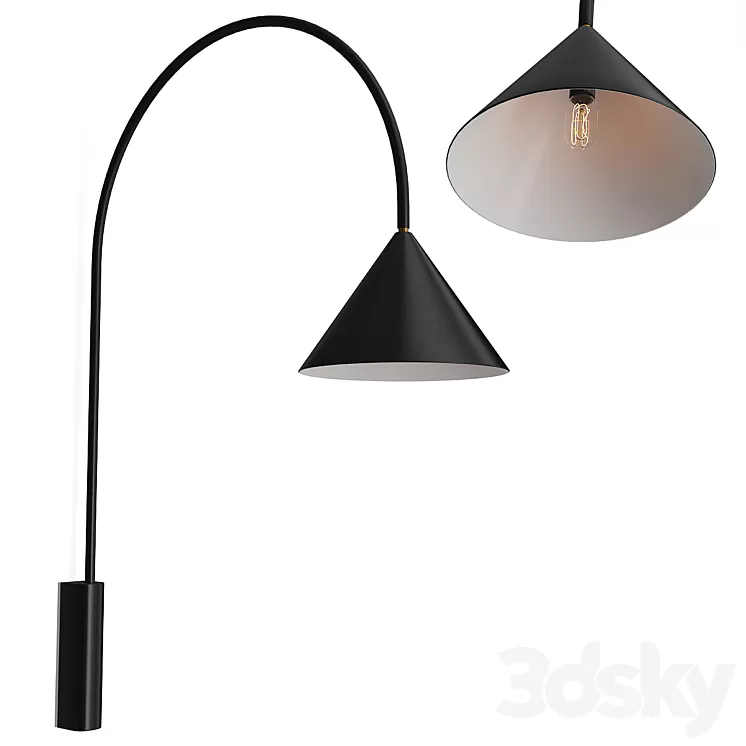 Ozz Wall Lamp By Miniforms 3D Model