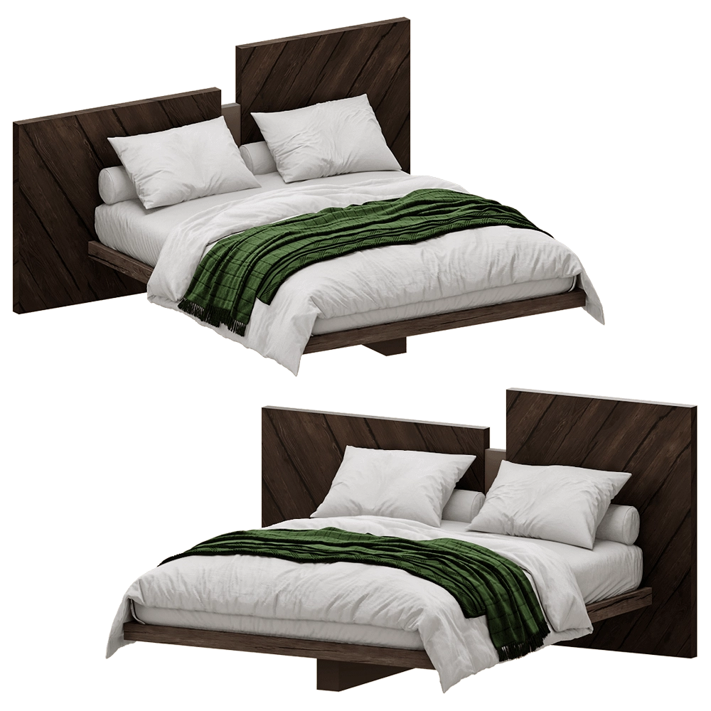 Ozzio Italia - Bed Nazare 3D Model