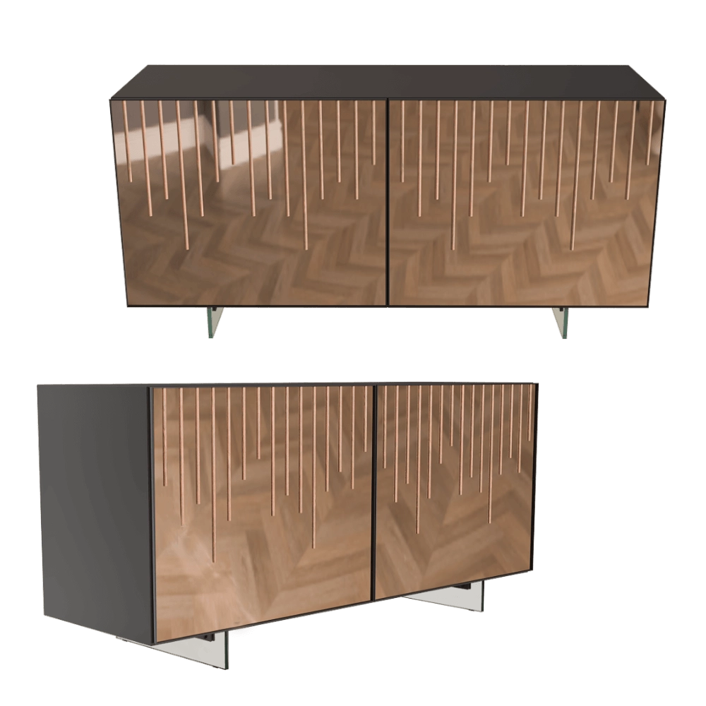 Ozzio Italia - Sideboard Rain 3D Model