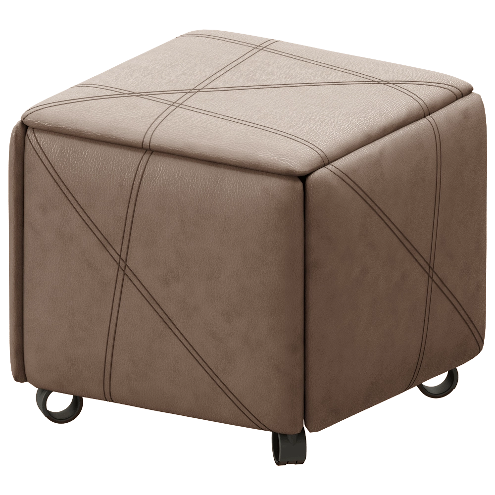 Ozzio Italia - Transformable pouf Cubix 3D Model